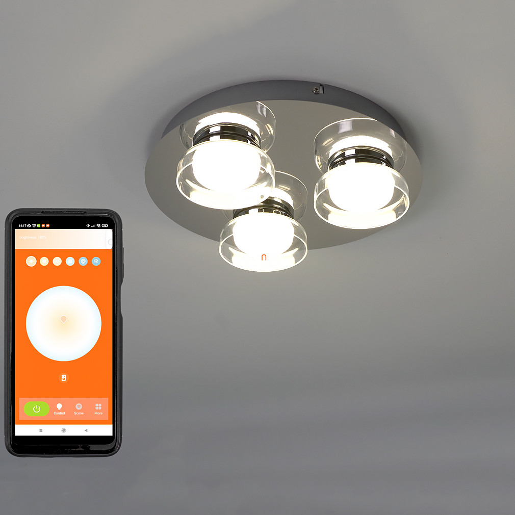 Ledvance Smart+ WIFI plafon inteligent LED, alb rece/cald, 18 W, (Orbis Wall Round)