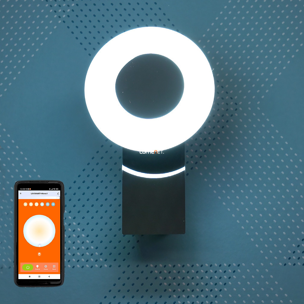 Ledvance Smart+ WIFI lampă LED inteligentă de perete, alb rece/cald, 8 W (Orbis Wall Wave)
