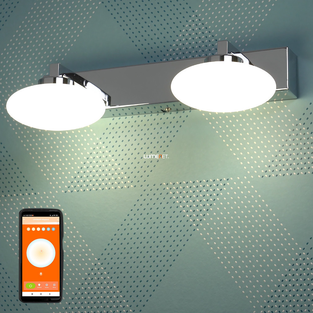 Ledvance Smart+ WIFI lampă LED inteligentă pentru baie, pentru montare pe perete, alb rece/alb cald, 12 W (Orbis Wall Elypse)