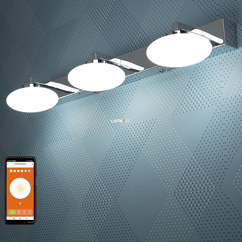 Ledvance Smart+ WIFI lampă LED inteligentă pentru baie, pentru montare pe perete, alb rece/alb cald, 18 W (Orbis Wall Elypse)
