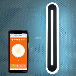   Ledvance Smart+ WIFI lampă LED inteligentă pentru baie, alb rece/cald, 17 W, negru (Orbis Wall Bath)