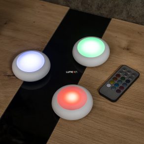   Lampă de veghe cu telecomandă pentru copii, cu schimbare de culoare, set de 3 bucăți