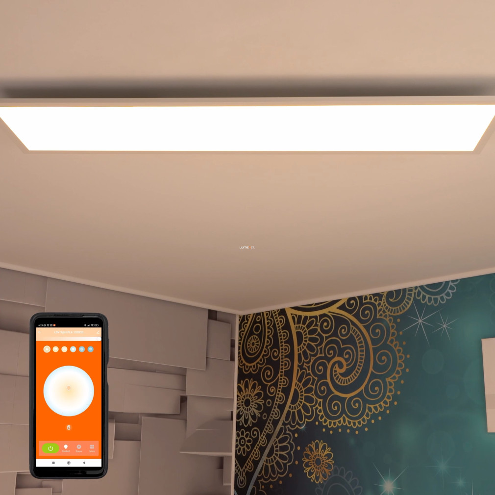 Ledvance Smart+ WIFI Sun@Home Planon Plus panou LED inteligent 2200-5000K 1200x300mm, montare la suprafață