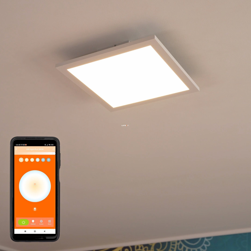 Ledvance Smart+ WIFI Sun@Home Planon Plus panou LED inteligent 2200-5000K 300x300mm, montabil pe suprafață