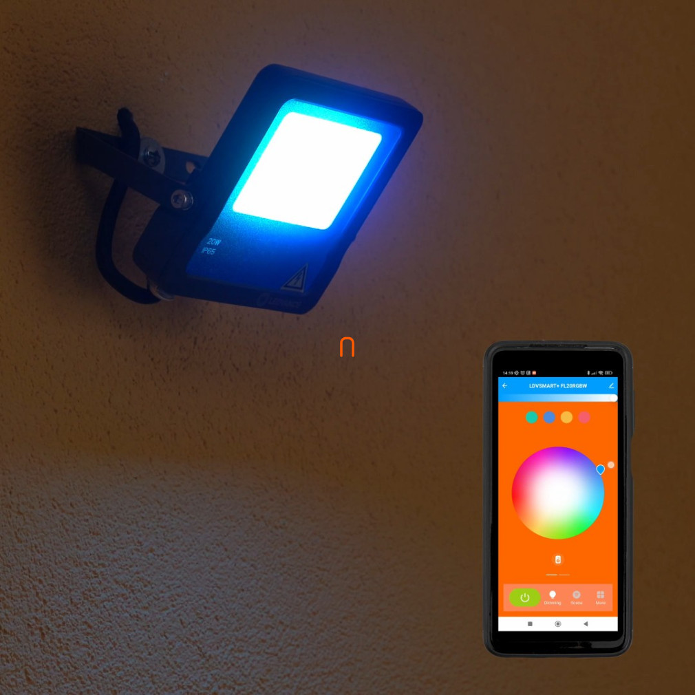 Ledvance Smart+ WIFI lampă LED inteligentă de exterior cu telecomandă, 20 W