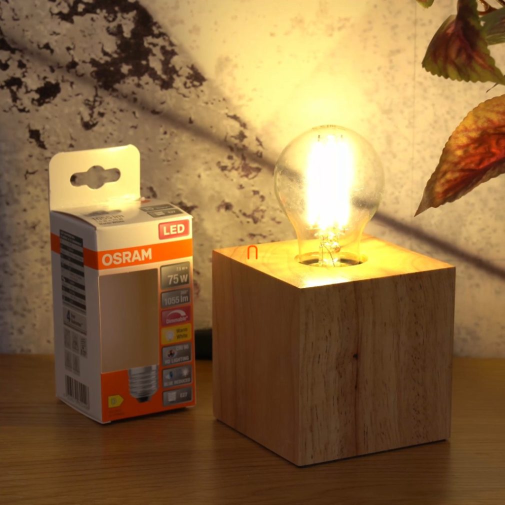 Osram E27 LED SStar+ 7,5W 1055lm 2700K alb cald, reglabil 300° - înlocuiește becul de 75W
