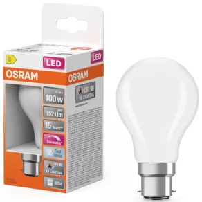   Osram B22d LED 11W, 1521 lm, 4000 K, alb rece, cu intensitate reglabilă, sticlă opală - înlocuiește becul de 100 W - Superstar+ Classic A