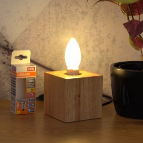   Osram E14 LED SStar+ lumânare 3,4 W 470 lm 2700 K alb cald, cu intensitate reglabilă 300° opal - înlocuiește becul de 40 W