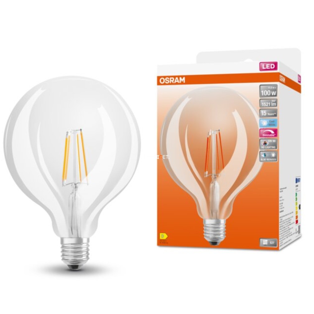 Osram E27 LED SStar+ glob gigant 11W 1521lm 4000K alb rece, reglabil 300° - înlocuiește becul 100W