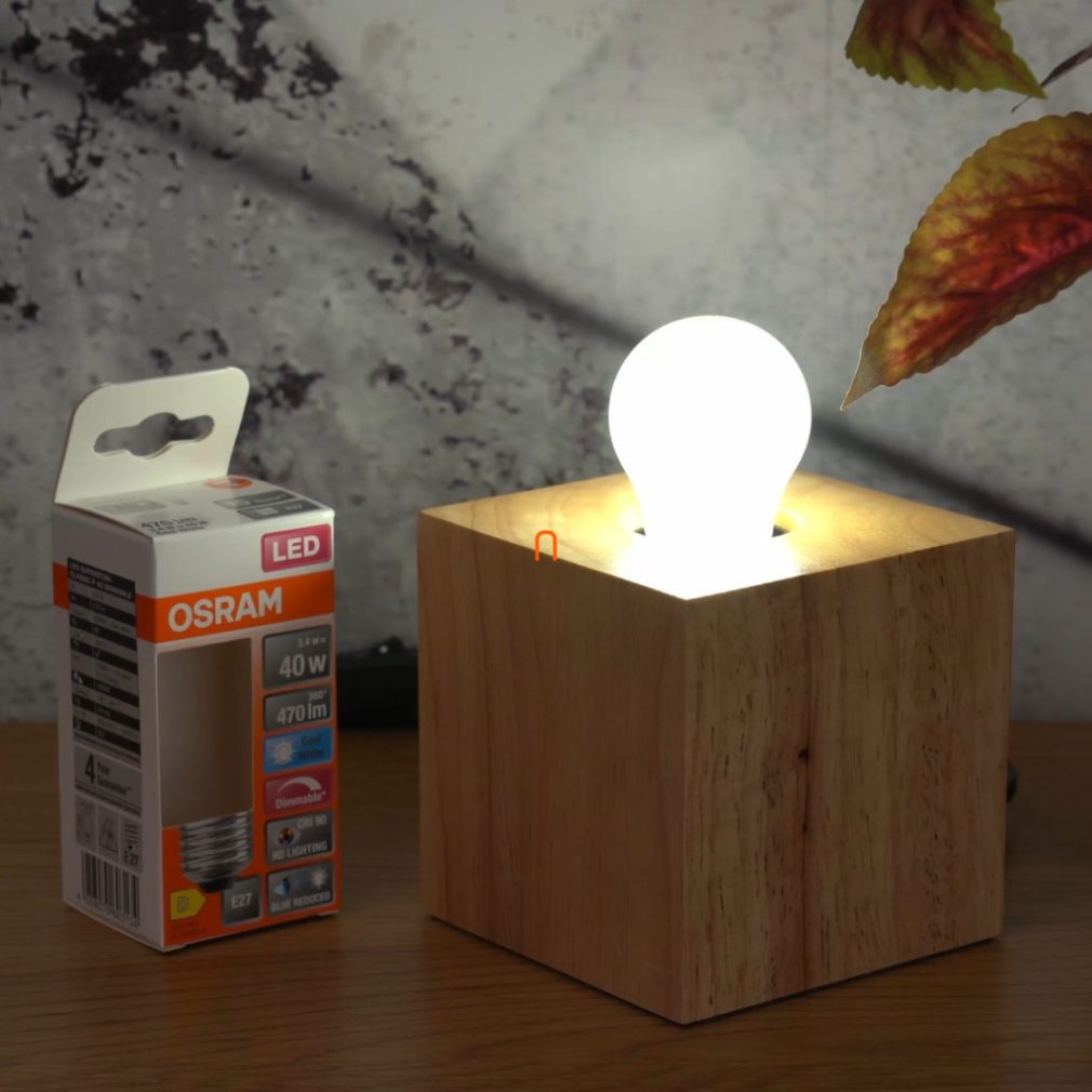 Osram E27 LED SStar+ glob mic 3,4W 470lm 4000K alb rece, reglabil 300° opal - înlocuiește becul de 40W