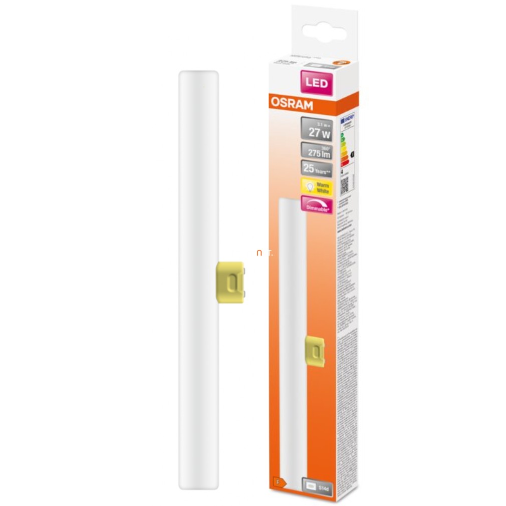 Osram S14d LEDinestra LED bec linie 3.1W 275lm 2700K alb cald, reglabil 200° - pentru a înlocui becul linie 27W