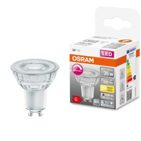   Osram GU10 LED SStar+ 3,7 W 230 lm 2700 K alb cald, reglabil 36° - înlocuiește becul de 35 W
