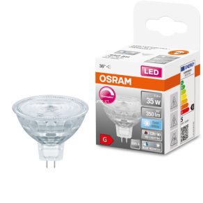   Osram GU5.3 12V LED SStar+ 5W 350lm 4000K alb rece, reglabil 36° - înlocuiește becul de 35W