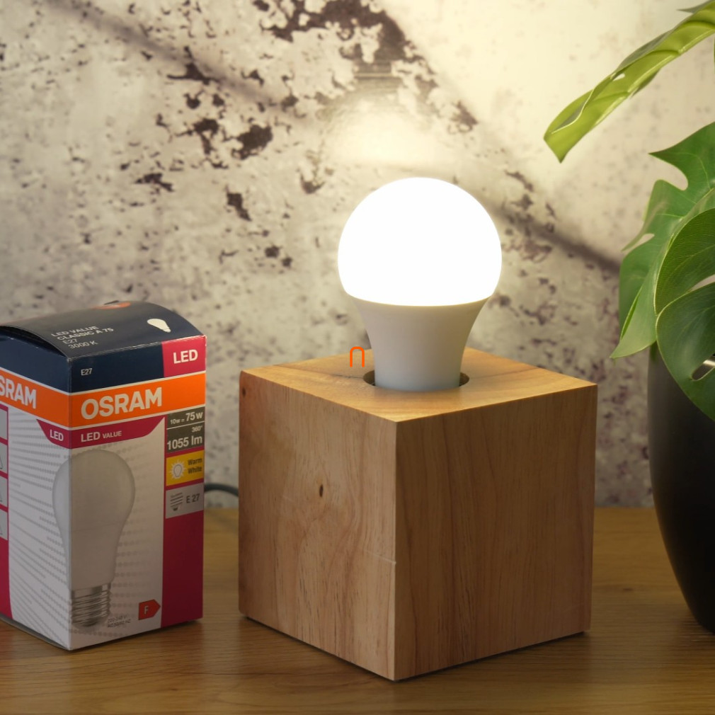 Osram E27 LED Value Classic 10W, 1055 lm, 3000 K, înlocuiește becul incandescent de 75 W
