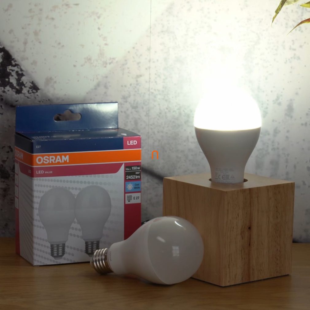Osram E27 LED Value Classic 19W, 2452 lm, 4000 K, înlocuiește becul de 150 W (2 bucăți)