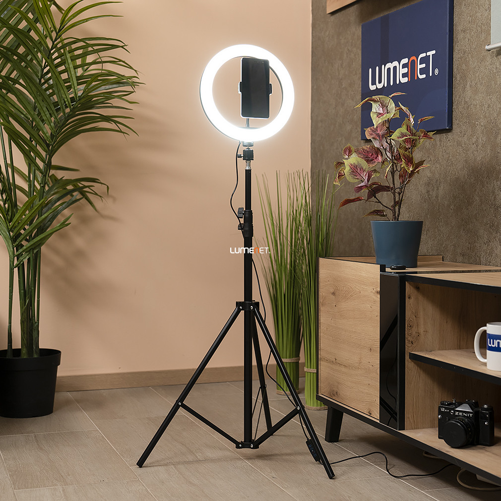 Ledvance reglabil LED lumina selfie pentru mobil cu trepied (Bluetooth)