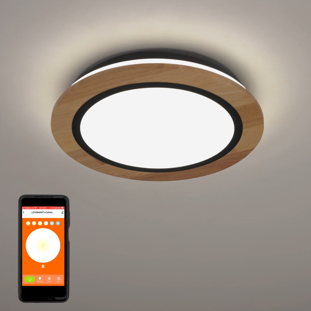 Ledvance Smart+ WIFI Orbis Wood plafon LED