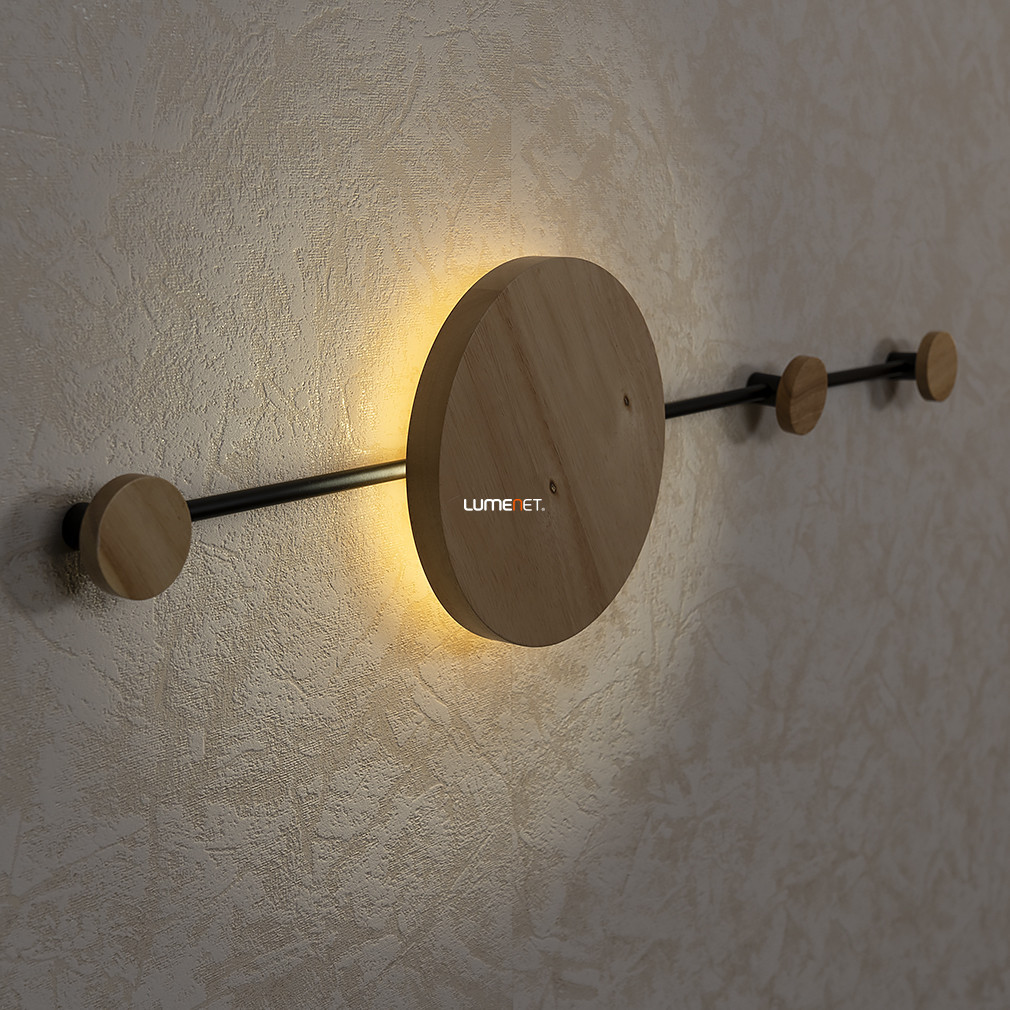 Ledvance lampă LED de perete, alb cald, efect lemn (Decor Perchero)