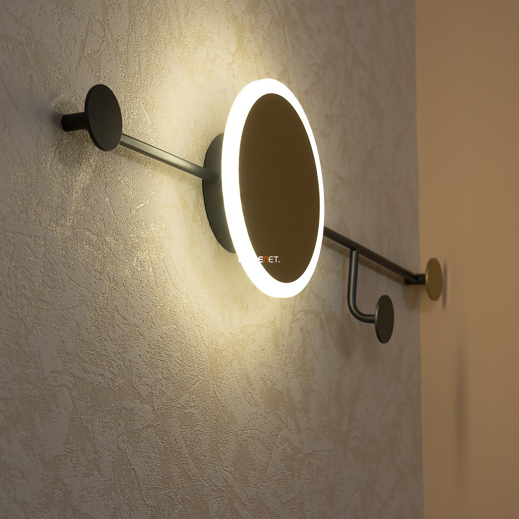 Ledvance lampă LED de perete, alb cald, gri (Decor Perchero)