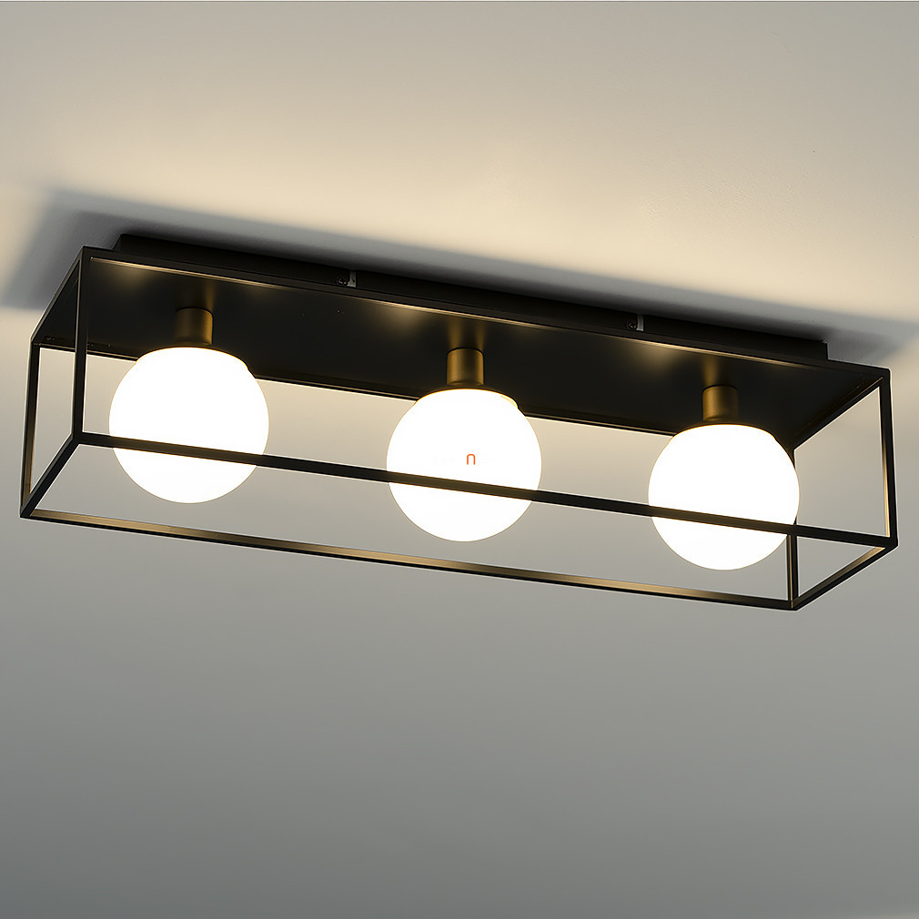 Ledvance lampă de perete cu ramă și 3 socluri, negru (Decor Square)