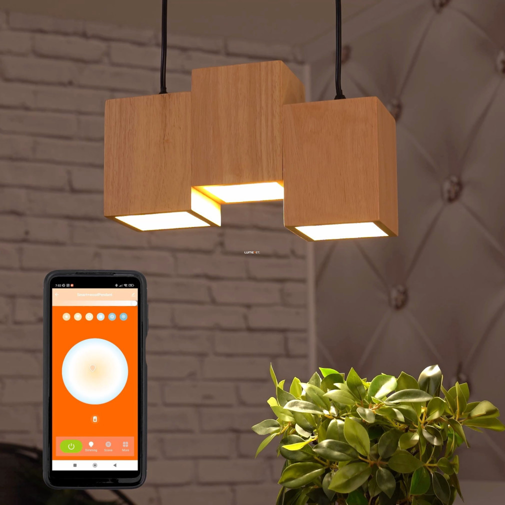 Ledvance Smart+ WIFI Wood lampă LED suspendată inteligentă
