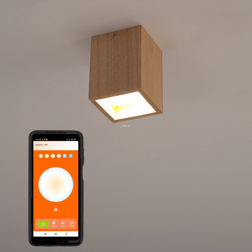 Ledvance Smart+ WIFI Wood plafon inteligent LED lumina