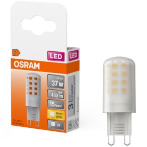   Osram G9 LED 4,2 W, 430 lm, 2700 K, alb cald, aluminiu, plastic opal - înlocuiește becul de 35 W - Pin special