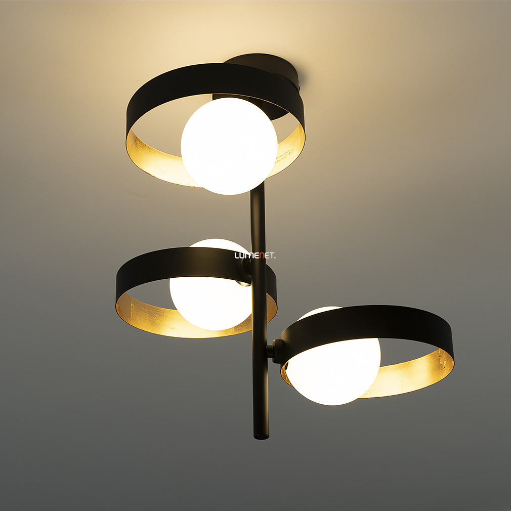 Ledvance lampă suspendată cu trei socluri, negru (Decor Memphis)