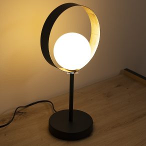 Lampa de masă Ledvance, negru și auriu (Decor Memphis)