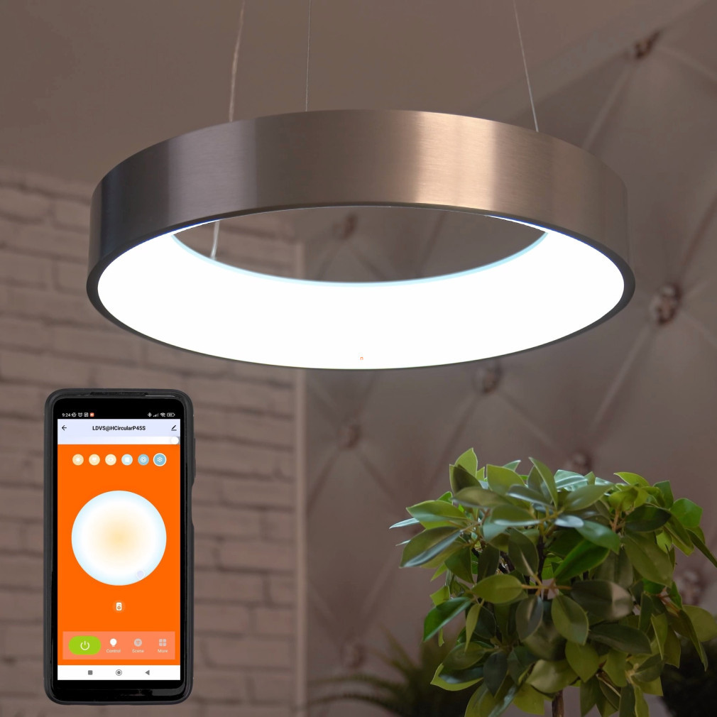 Ledvance Sun@Home lampă LED suspendată inteligentă, argintiu
