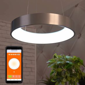   Lampa LED suspendată inteligentă Ledvance Sun@Home, argintiu