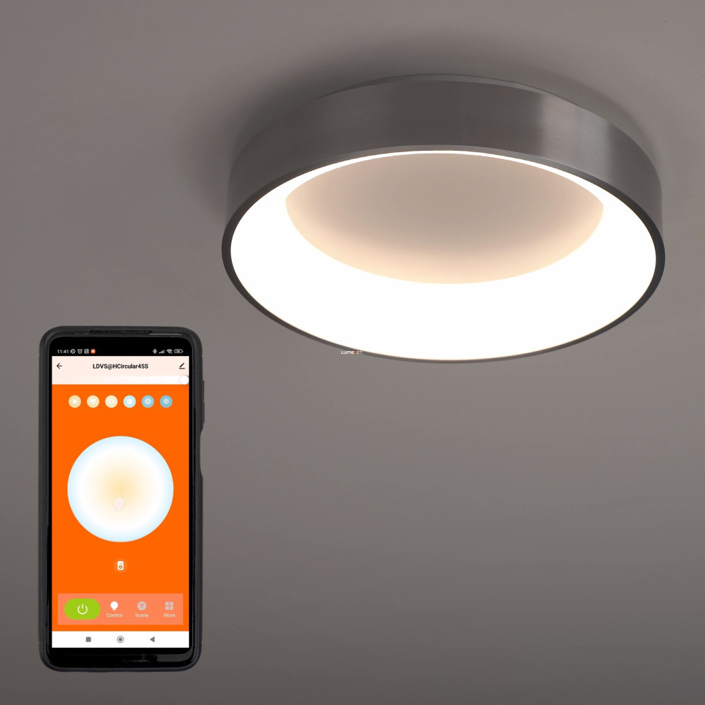 Ledvance Sun@Home lampă LED inteligentă pentru tavan, argintiu