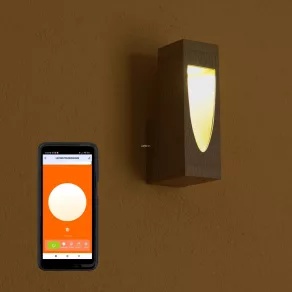   Ledvance Smart+ WIFI lampă LED inteligentă de exterior cu efect de lemn, 7,5 W