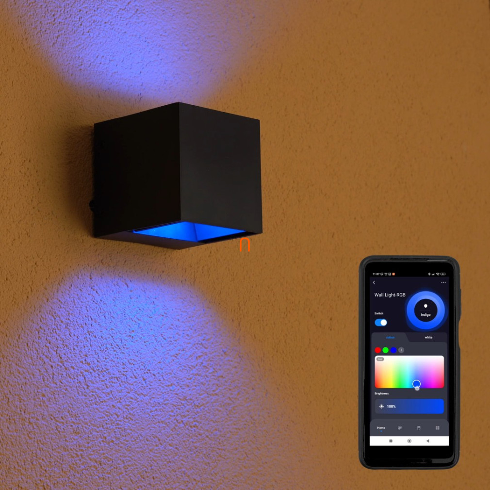 Ledvance Smart+ WIFI lampă LED inteligentă de exterior, negru, 8 W