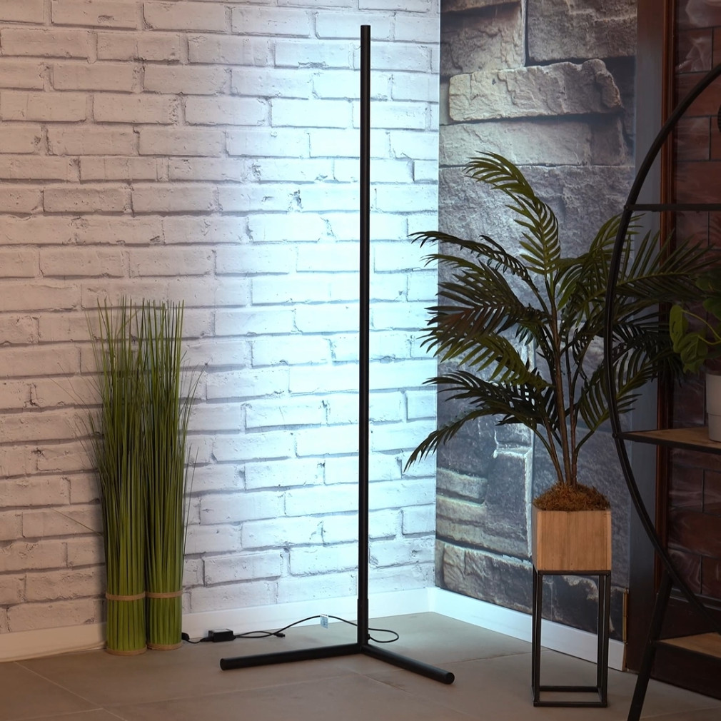 Ledvance Smart+ WIFI lampă de podea LED inteligentă, 140 cm, negru (cu control melodia)