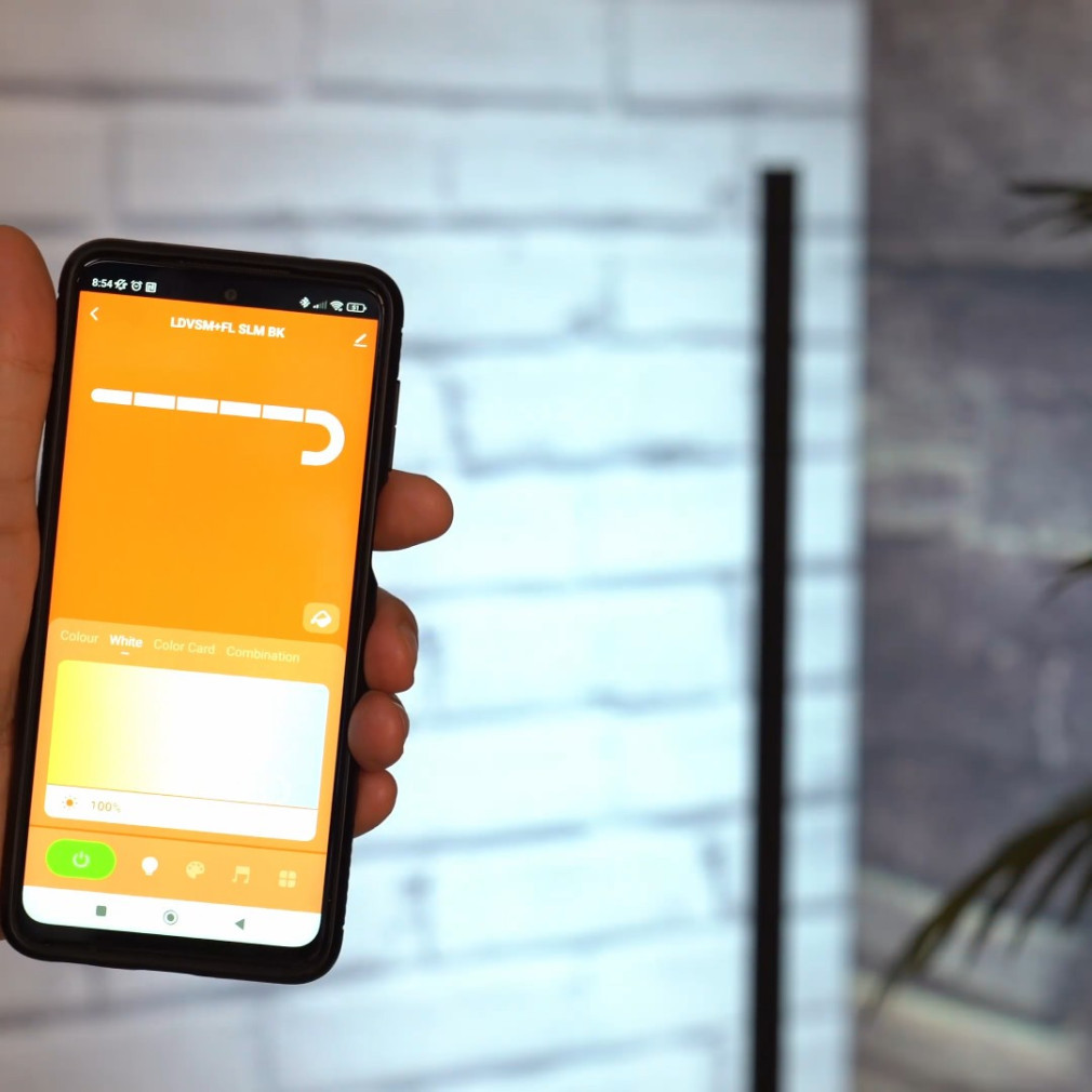 Ledvance Smart+ WIFI lampă LED inteligentă cu telecomandă, 80 cm, negru