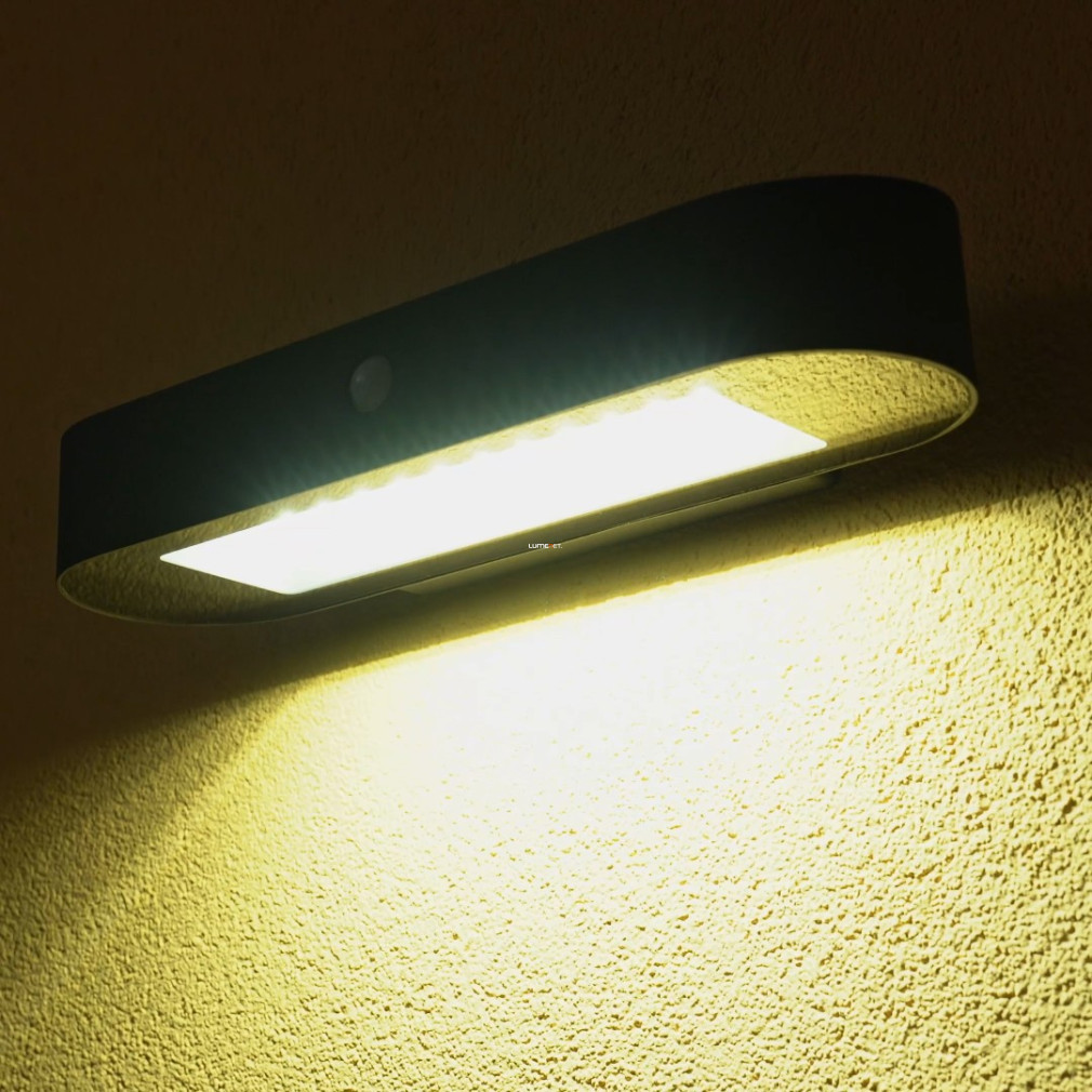 Ledvance Endura Style Oval lampă LED de exterior cu senzor de mișcare și panou solar 4000K
