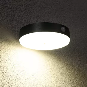   Lampă LED Ledvance pentru exterior, alimentată cu energie solară, montată pe perete, cu senzor de mișcare, alb cald, 6 W (Endura Style Tossa)