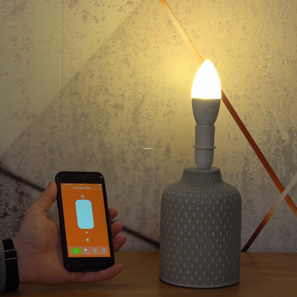 Ledvance Smart+ WIFI E14 LED, 4,9 W, opal (Classic)