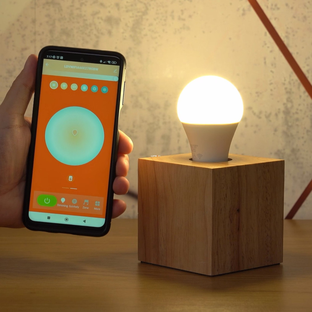 Ledvance Smart+ WIFI E27 LED, 9 W, RGBW, 806 lm, opal - 2 buc./pachet (Classic)