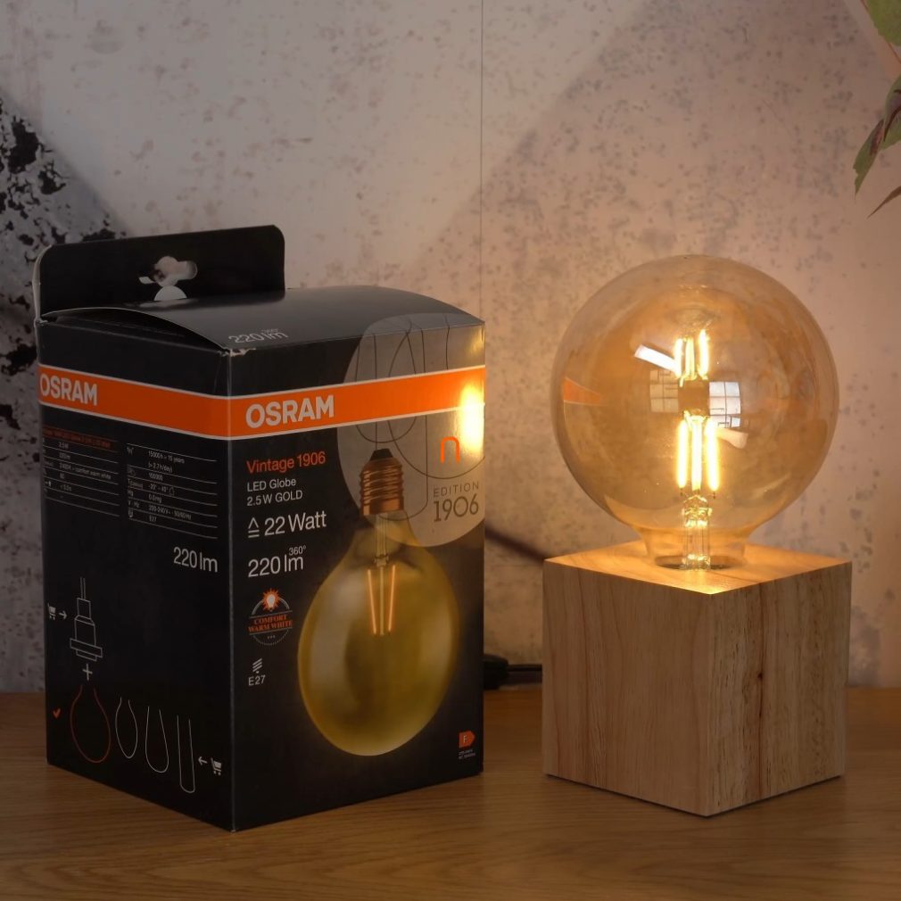Osram Vintage bec LED alb cald E27 20W înlocuitor pentru bec (Globe)