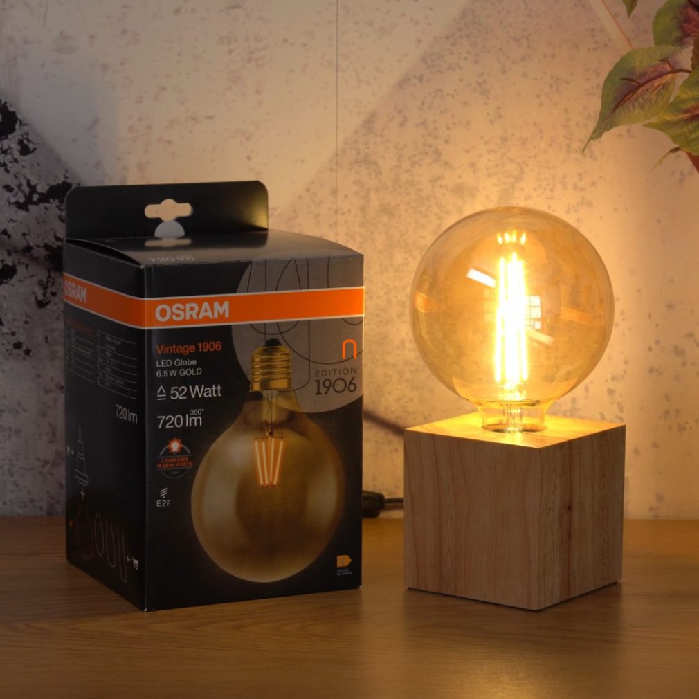 Osram Vintage bec incandescentă caldă albă E27 LED 52W înlocuitor (Globe)