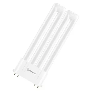   Sursă de lumină LED PL-F 12W 2G10 4P 1350 lm 3000 K alb cald Ra80 230 V compatibilă cu DULUX LED F24 EM și rețeaua de curent alternativ (înlocuiește tubul fluorescent compact de 24 W) 4058075822450  Ledvance