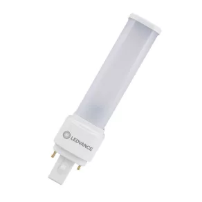   Ledvance 4058075823075 LED D10 EM și AC MAINS V 5W G24-d1 2P 600 lm 4000 K sursă de lumină Ra80 230 V DULUX D LED EM funcționare orizontală