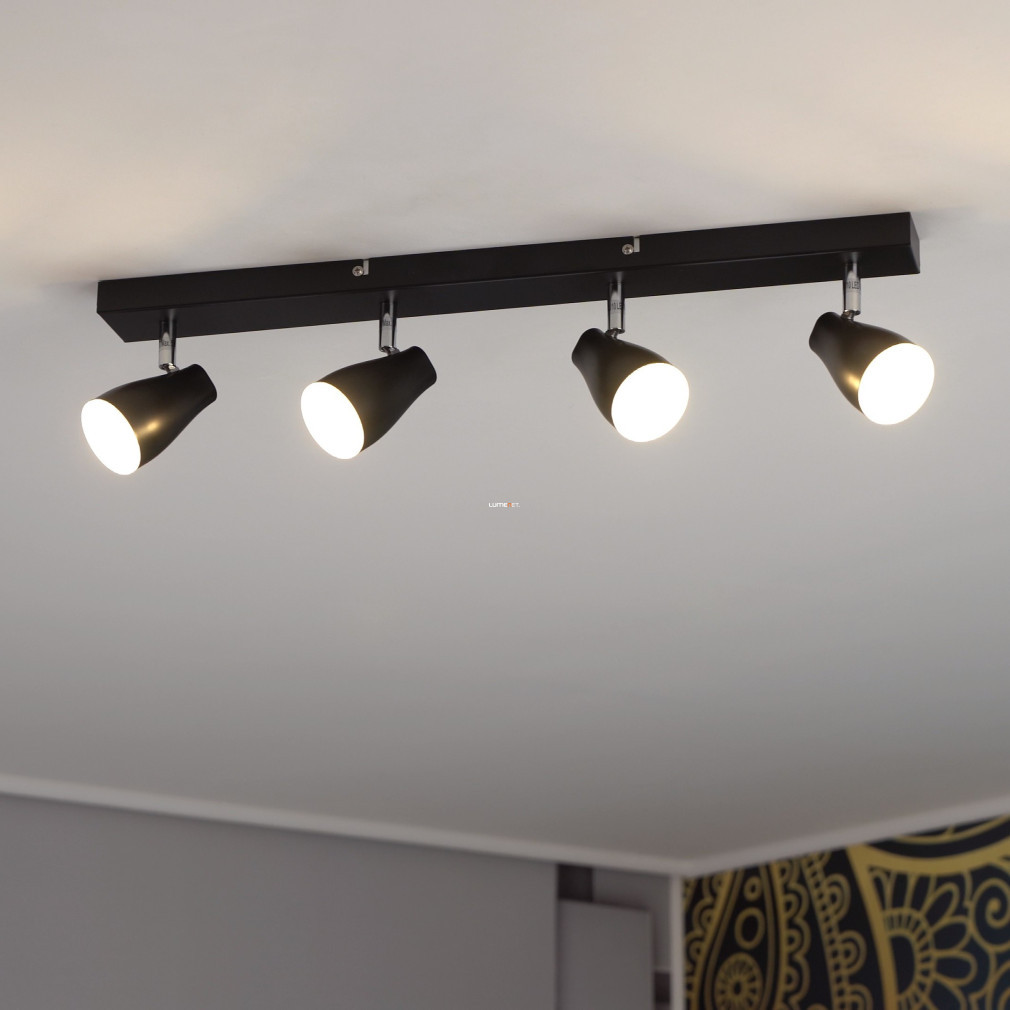 Ledvance spot lampă cu sursă de lumină, patru brațe, negru (Pearl)