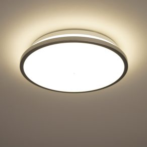   Lampă LED de tavan Ledvance 16 W, alb cald, argintiu (Orbis Dublin)