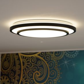   Lampă LED de tavan Ledvance 36 W, alb cald, negru (Orbis Berlin)