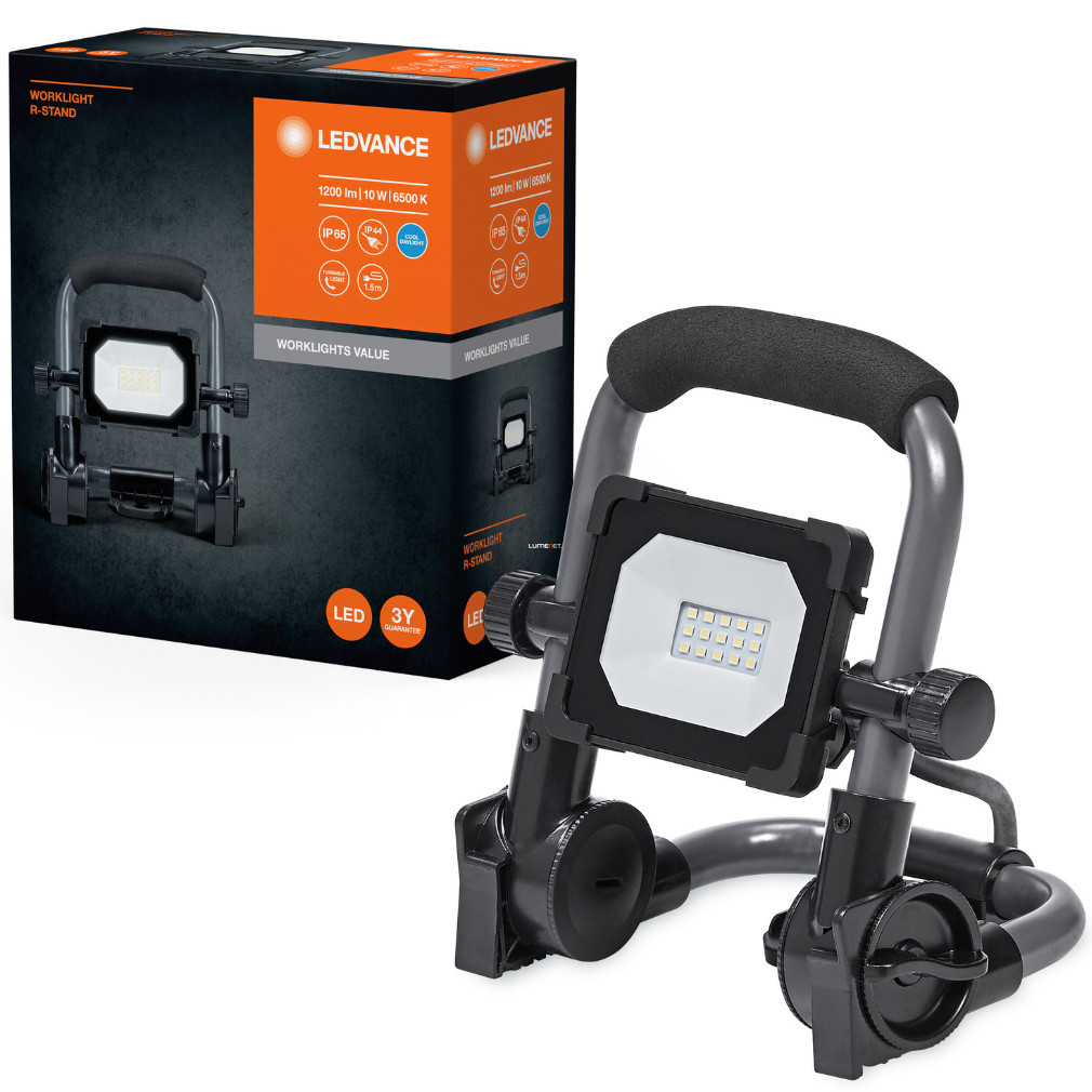 Ledvance reflector LED portabil 20 W, alb extra rece (Worklights Value R-stand)