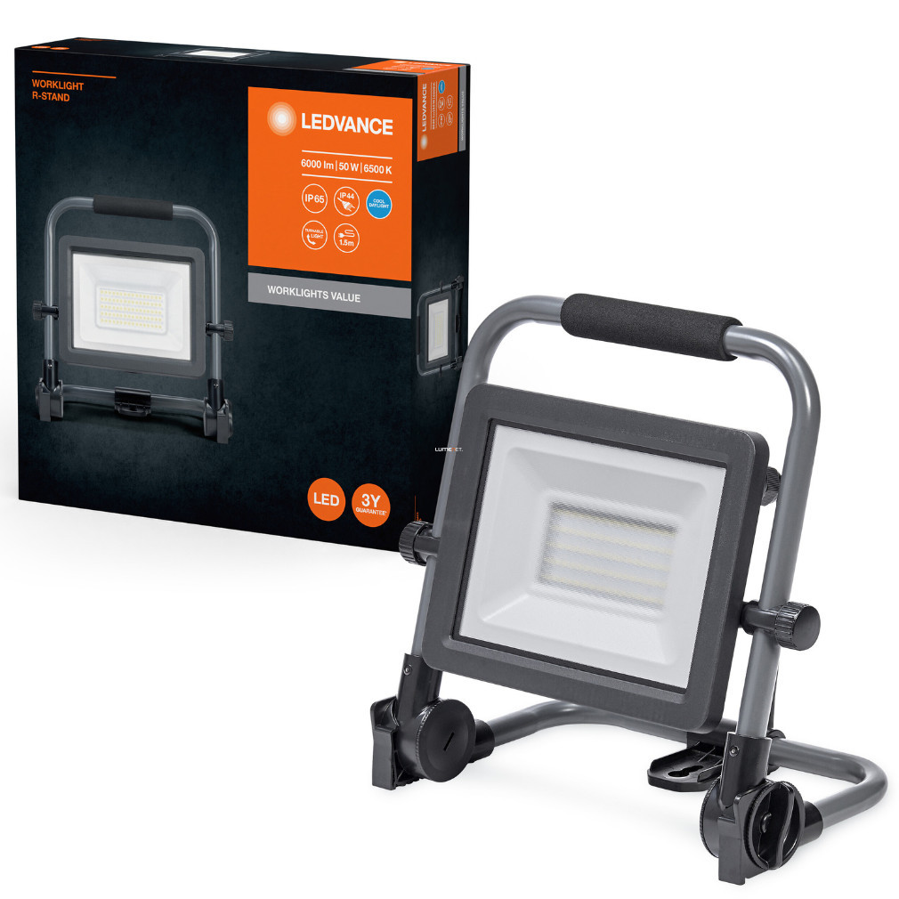 Ledvance reflector LED portabil 50 W, alb extra rece (Worklights Value R-stand)