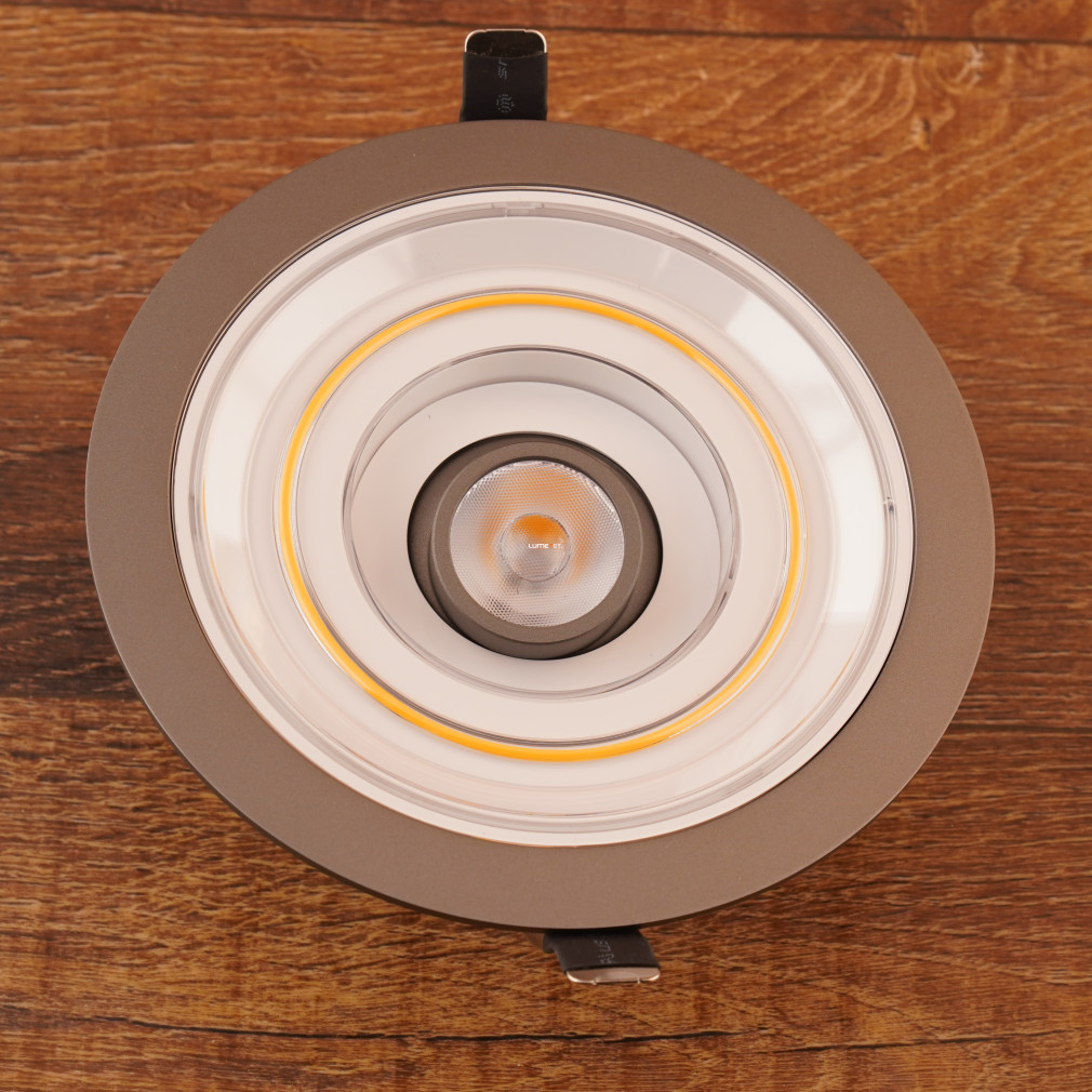 Ledvance LED downlight încastrat, reglabil, 7 W, alb cald, aluminiu (Halo)